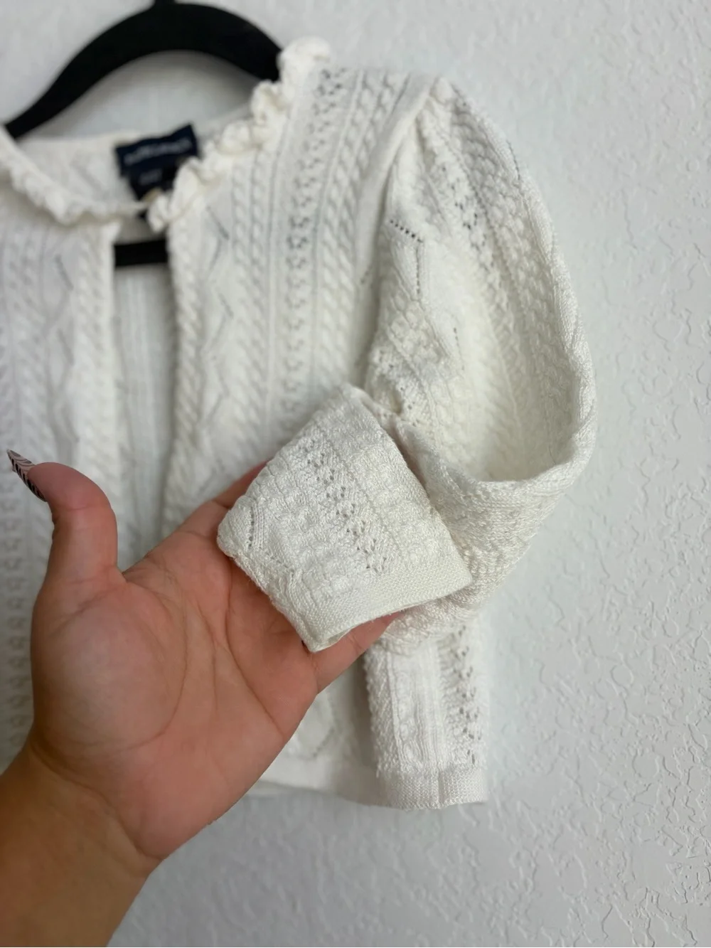Ralph Lauren cropped cable
